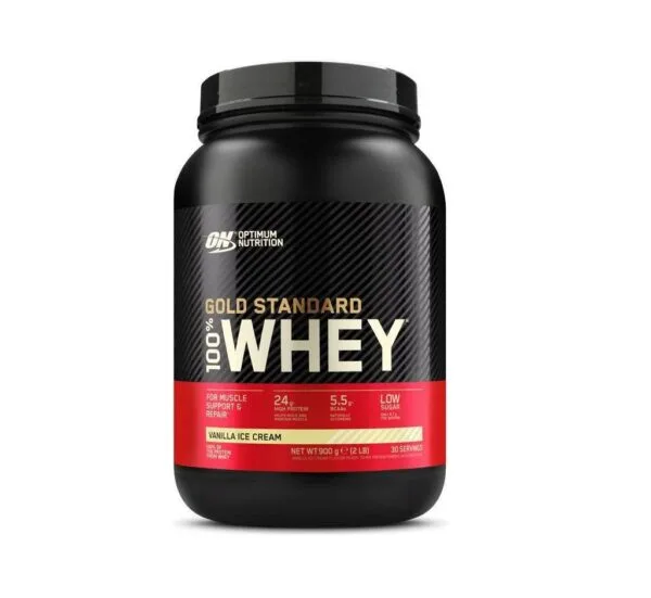 Optimum Nutrition 100% Gold Standard Whey Protein Vanilla Ice Cream 900g