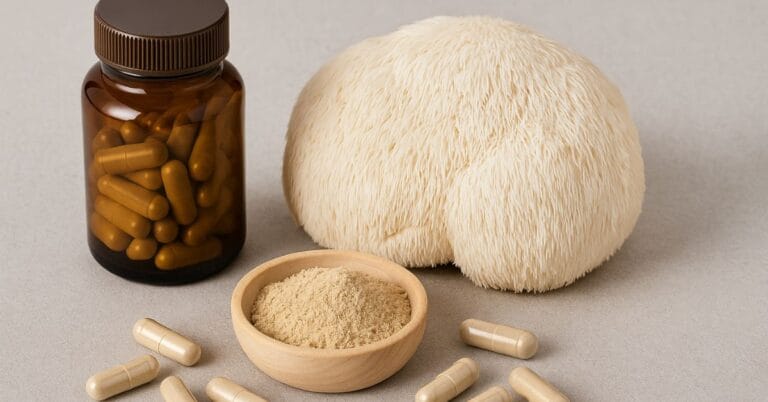 Lions Mane svamp - Top bedste Lions Mane kosttilskud