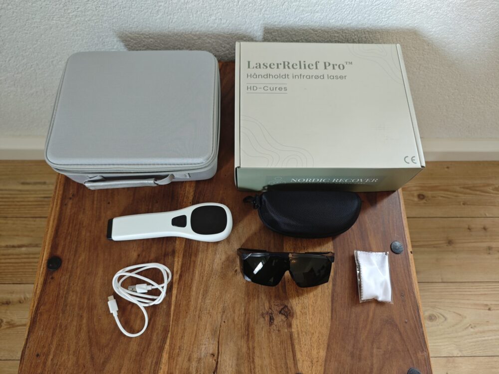 Indhold i LaserReliefPro kassen