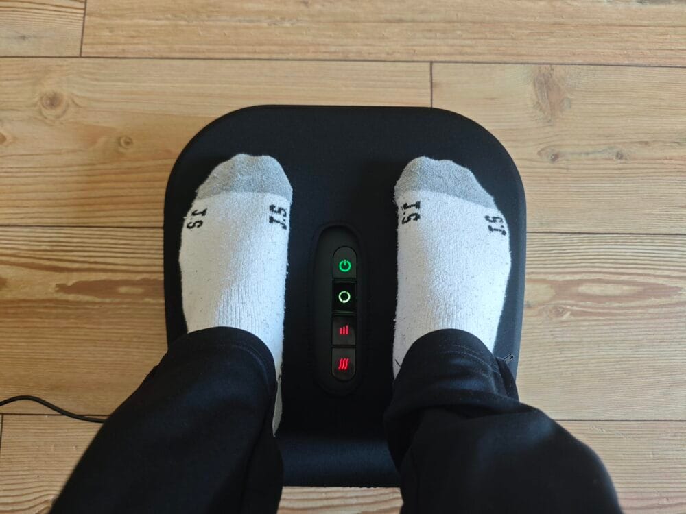 Jeg får fodmassage af Fodlux Pro