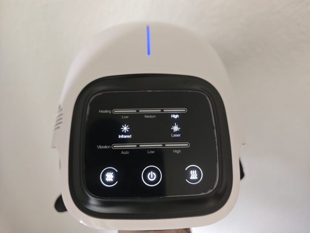 Kneelux Pro touch knapper til indstilling