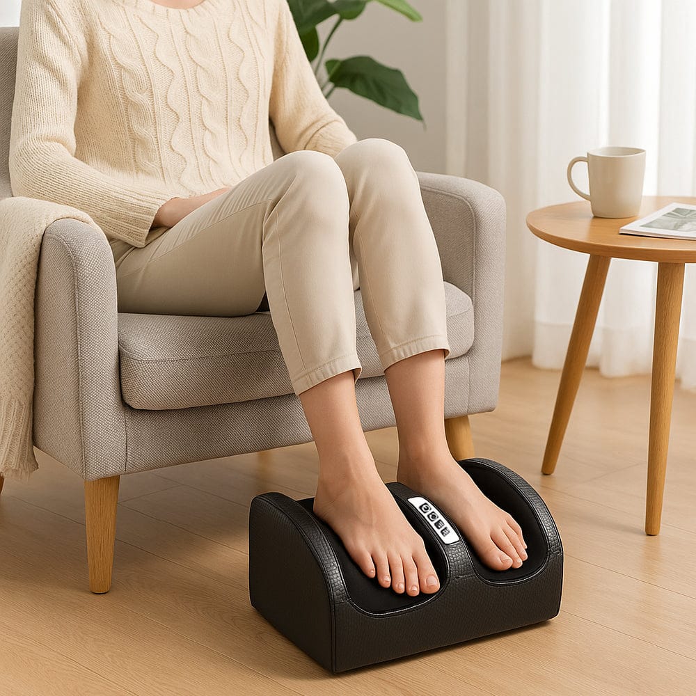 Shiatsu Fodmassageapparat med Varme - Slip af med ømme fødder og træthed