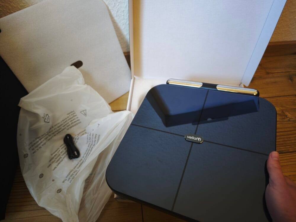 Vellafit kropsscanner unboxing