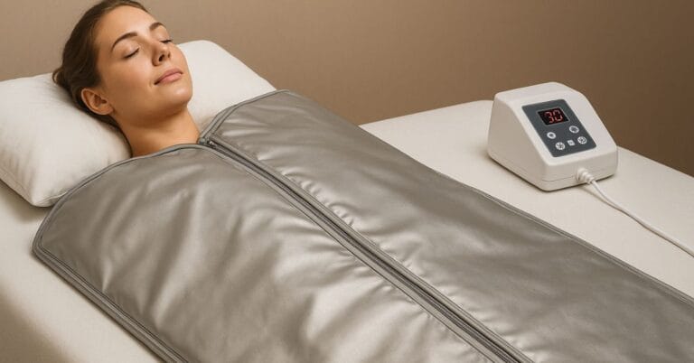 Infrarød saunatæppe til detox rens kroppen og få mere energi