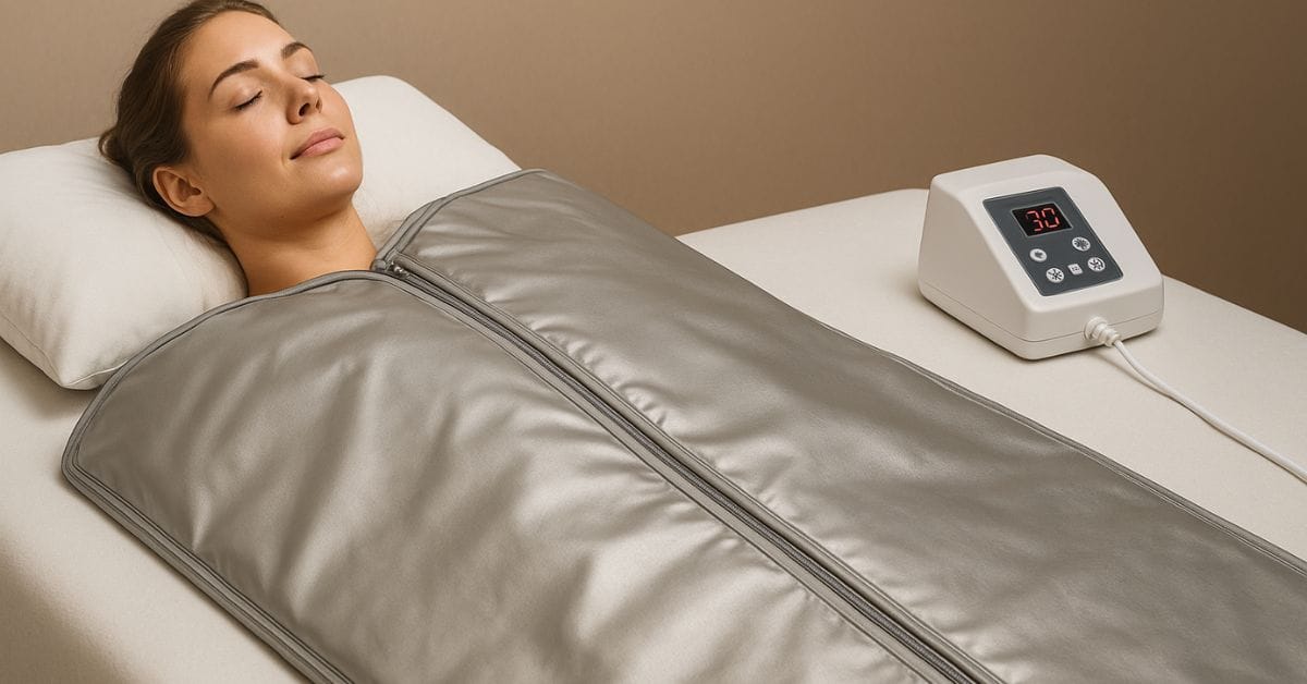 Infrarød saunatæppe til detox rens kroppen og få mere energi