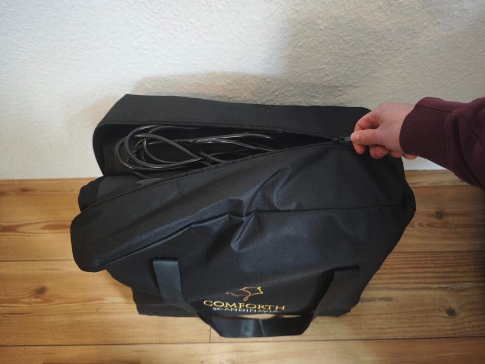 Unboxing af comforth saunatæppe