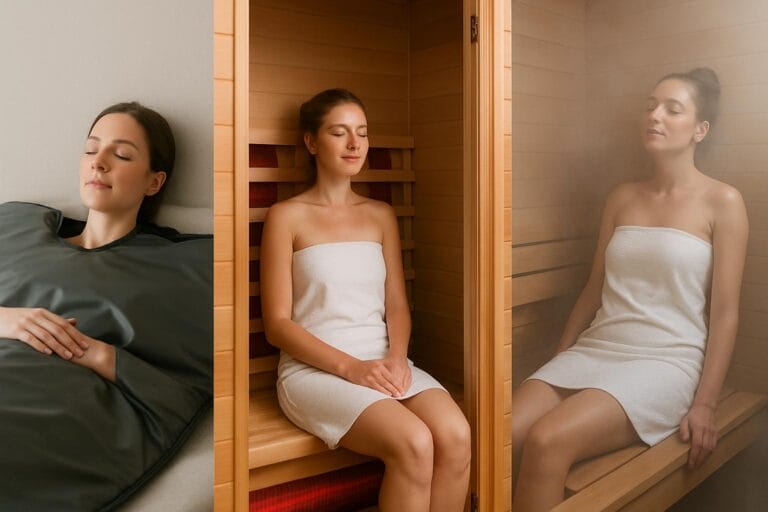 Infrarød saunatæppe vs. infrarød sauna vs. dampsauna – hvad skal du vælge?