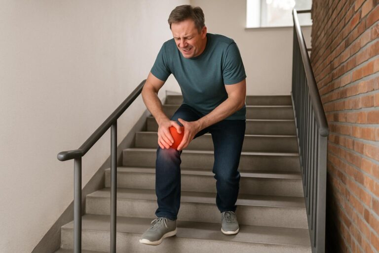 Ondt i knæet når du går på trapper? her er hvad det kan skyldes