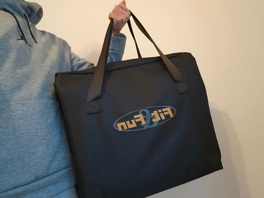 Jeg står med Fit & Fun infrarød saunatæppe