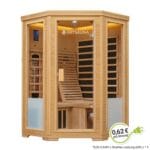 Infrarødkabine Aalborg med dual-teknologi: kompakt luksus med liggende komfort