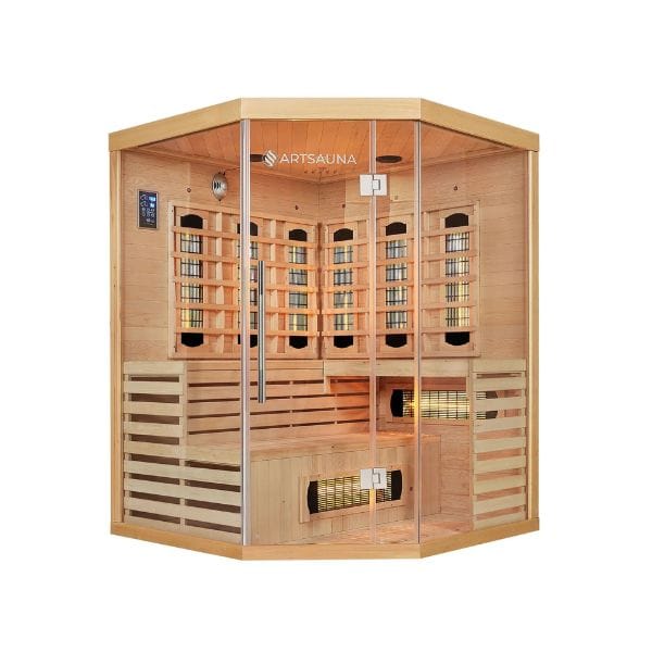 Infrarødsauna Kiruna 150 – Dual Teknologi (3 personer)