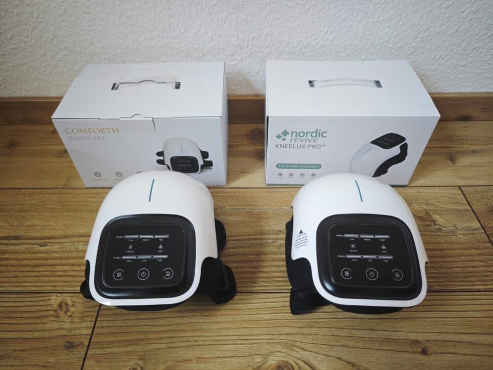 Comforth Kneecare med konkurrenten Kneelux Pro