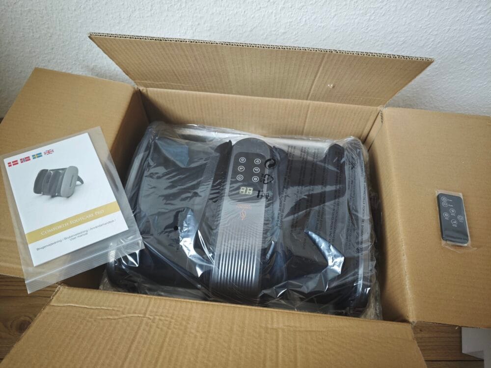 Unboxing af Comforth Footcare pro