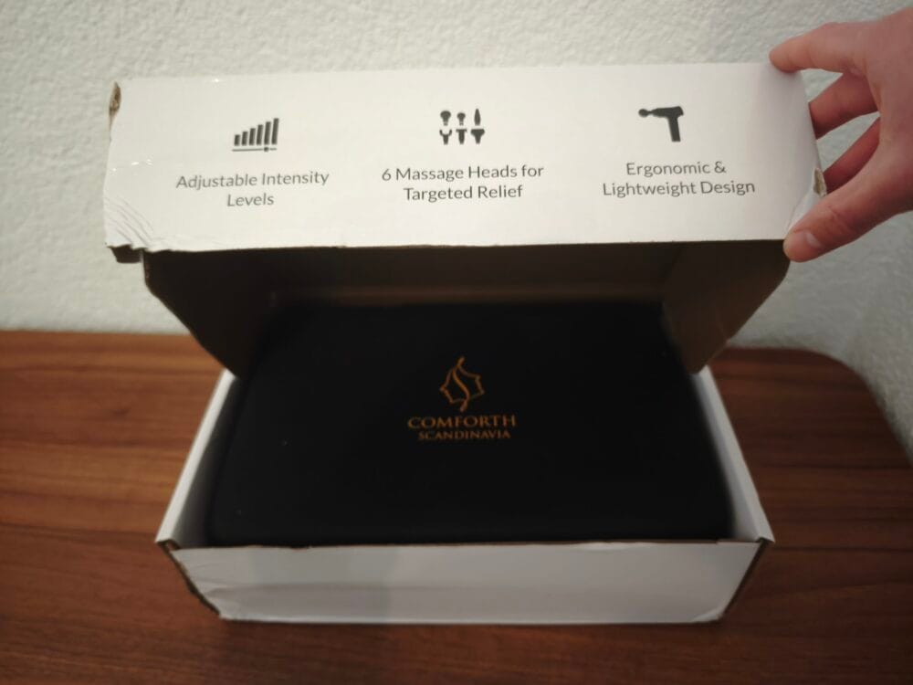 Unboxing af Comforth Muscleflow massagepistol